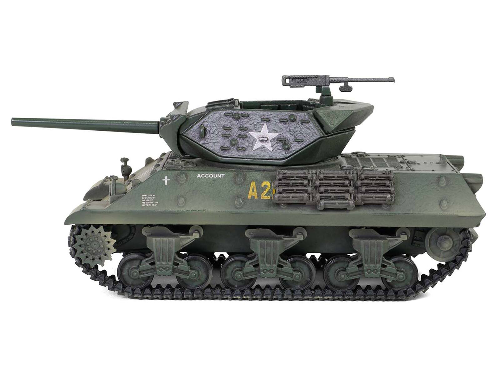 Alt View 1. Forces Of Valor - U.S. Army M10 GMC Tank "Normandy, France" (1944) US Army "Mini AFV" 1/64 Diecast Model by Forces of Valor.