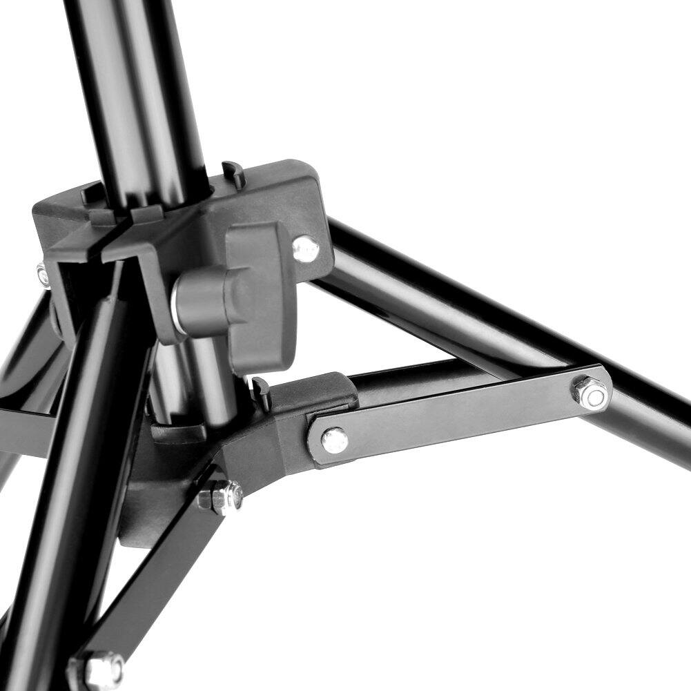 Back. Neewer - 20" Mini Table Top Light Stand, 2-Pack - Black.