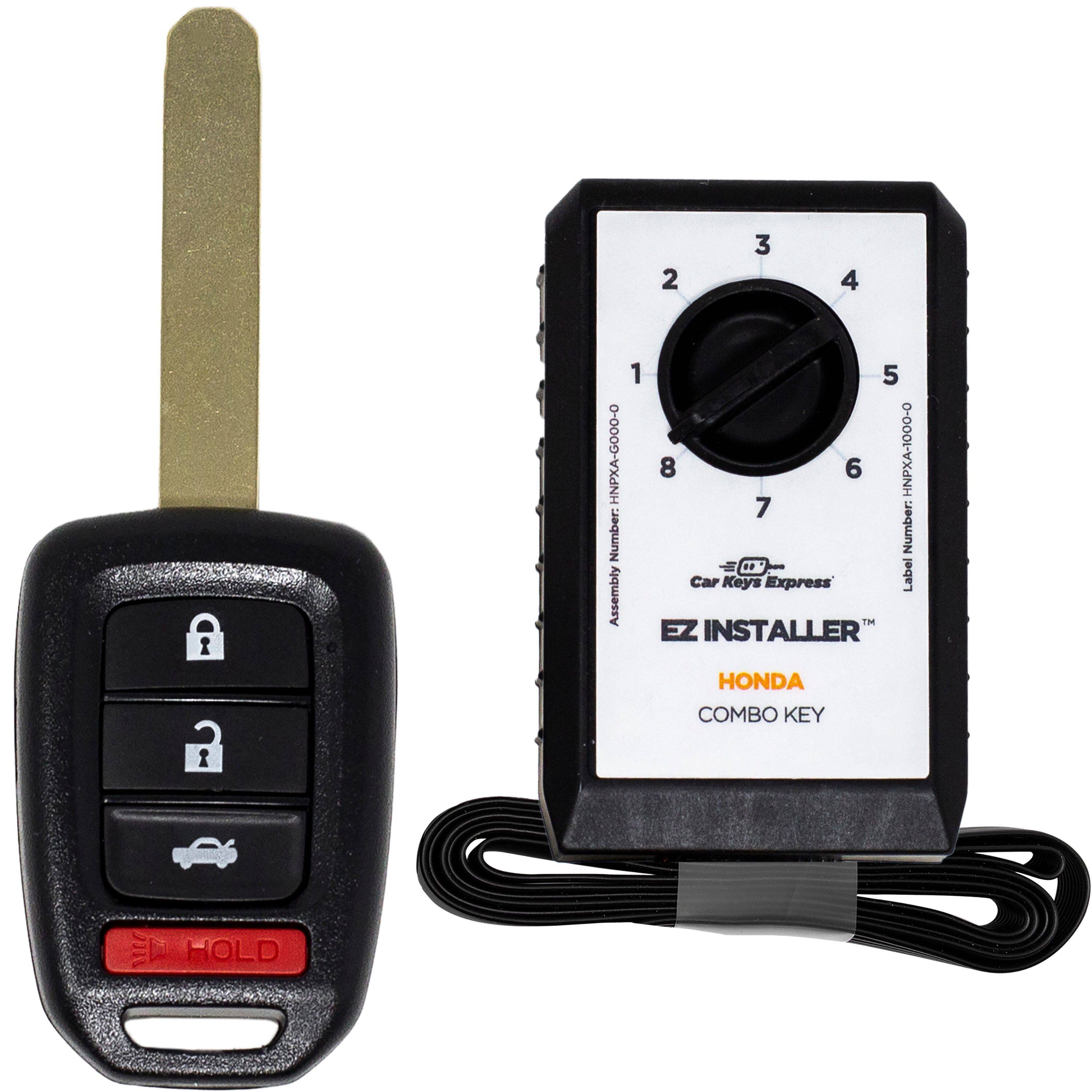 Assembly Number: HNPXA-G000-O  
Label Number: HNPXA-1000-O  

EZ INSTALLER  
Car Keys Express  
HONDA COMBO KEY  

HOLD