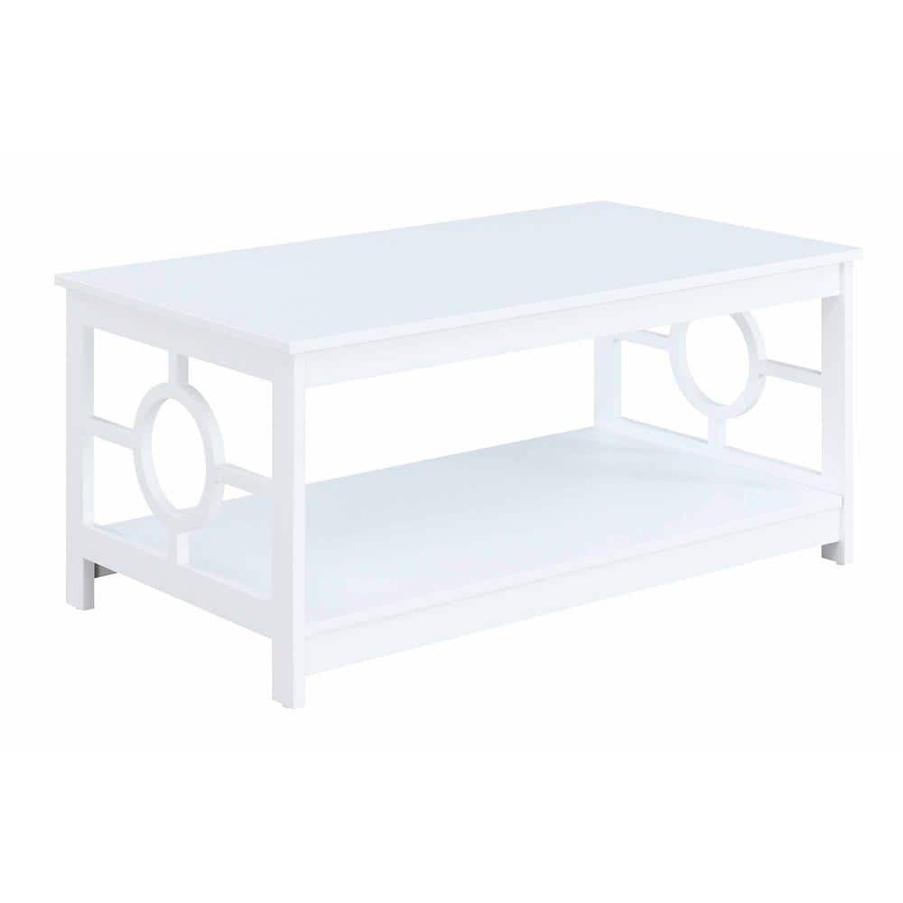 Convenience Concepts - Ring Coffee Table - White