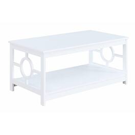 Convenience Concepts - Ring Coffee Table - White