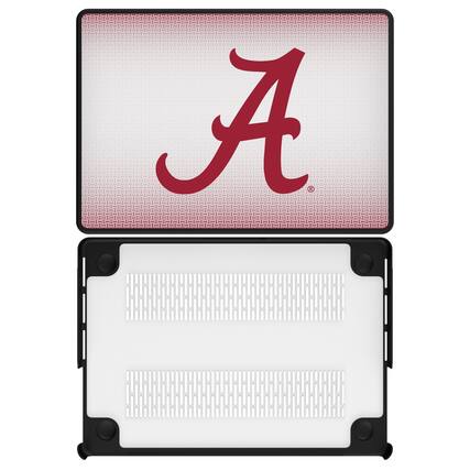 Front. Keyscaper - Alabama Crimson Tide Linen MacBook Case - Pro 14 in - Multicolor.
