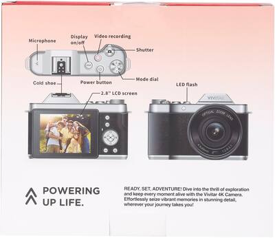 Vivitar 4K (2160) Video Hybrid Optical Zoom Camera with Lens Vivitar 4K (2160) Video Hybrid Optical Zoom Camera with Lens