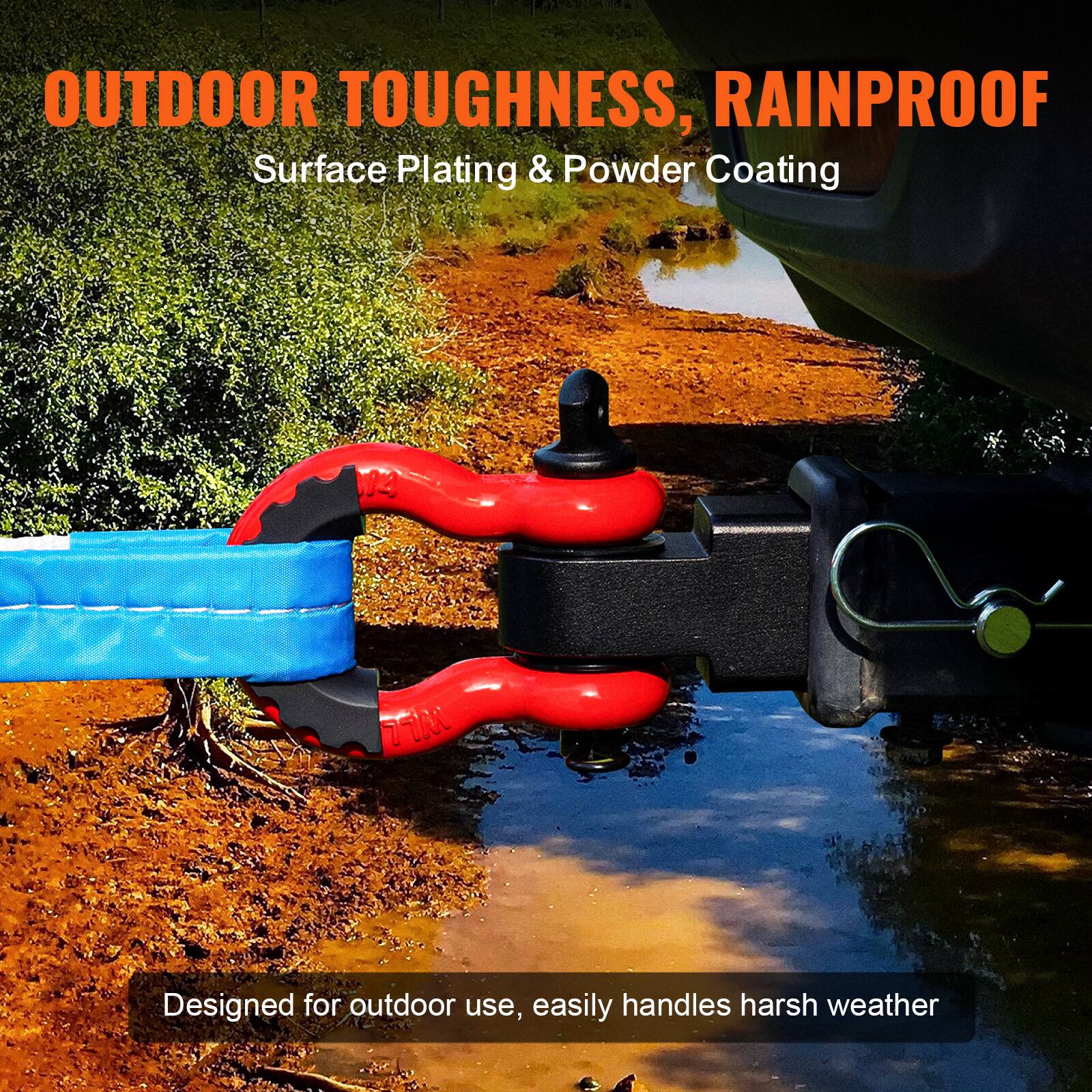 OUTDOOR TOUGHNESS, RAINPROOF  
Surface Plating & Powder Coating  

Designed for outdoor use, easily handles harsh weather