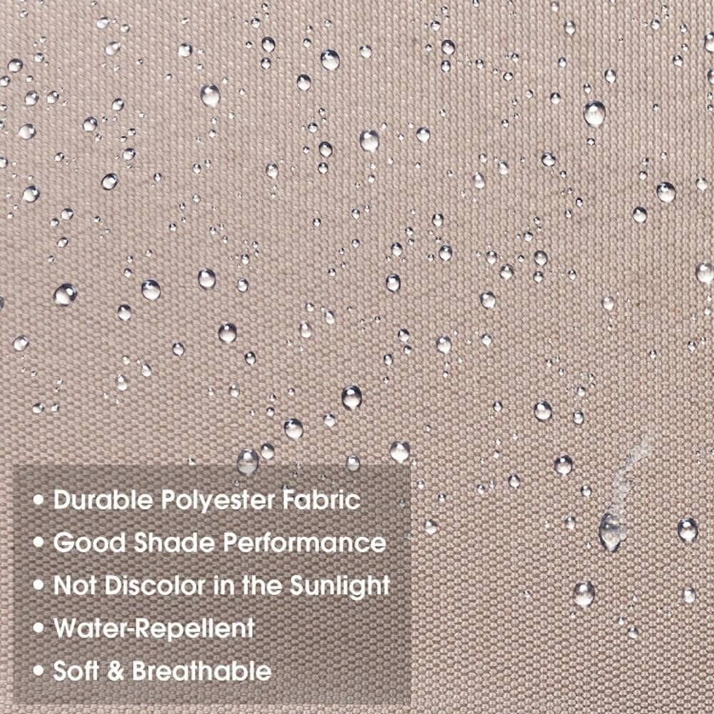 - Durable Polyester Fabric
- Good Shade Performance
- Not Discolor in the Sunlight
- Water-Repellent
- Soft & Breathable