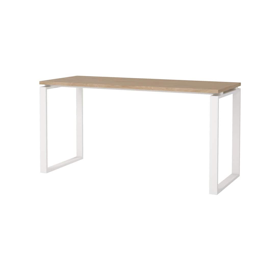 Tvilum - Sign Home Office Writing Office Desk, Jackson Hickory/White - Brown