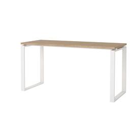 Tvilum - Sign Home Office Writing Office Desk, Jackson Hickory/White - Brown
