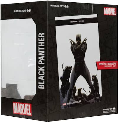 McFarlane Toys Marvel Black Panther 1:10th Scale Collectible with McFarlane Toys Marvel Black Panther 1:10th Scale Collectible with