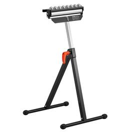 VEVOR - Roller Stand, 300 lb Load Capacity, 26.8-42.5 in Adjustable Height, Folding Heavy Duty - Black