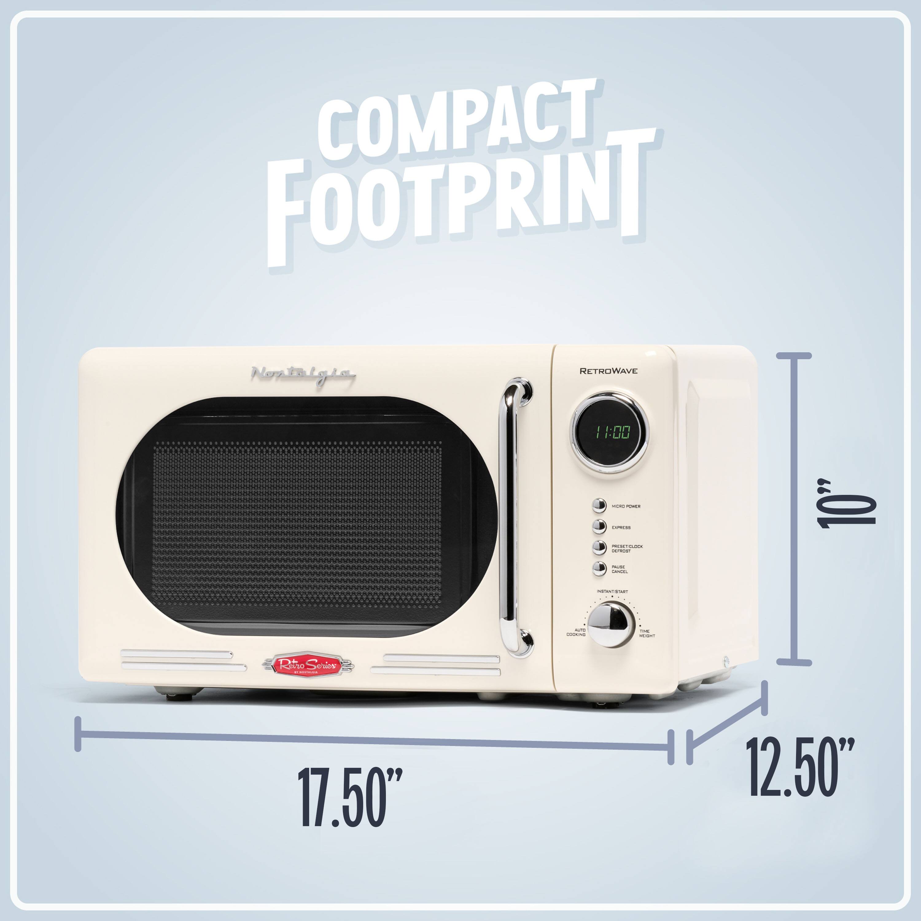 COMPACT FOOTPRINT  
Nota Nontalgia  
RETROWAVE  
11:00  
17.50" x 12.50" x 10"