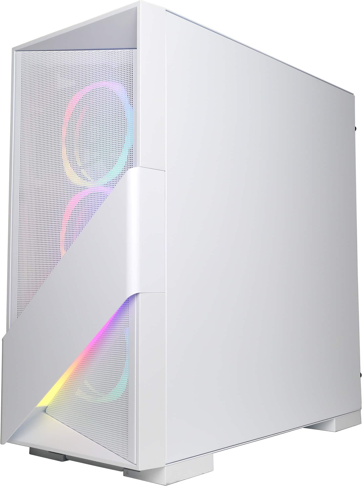 Angle. CyberPowerPC - Gaming Desktop - AMD Ryzen 7 7800X3D - NVIDIA GeForce RTX 5070 12GB - 32GB DDR5 - 1TB PCIe 4.0 SSD - White.