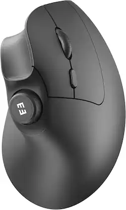 SEENDA - MOU-302 Wireless Bluetooth Vertical Ergonomic Mouse with Volume Knob - Wireless - Black