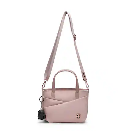 Front. Swissdigital Design - Swissdigital SD7518-82 Katy Rose NG Lotus Mini Tote Bag - Lotus.
