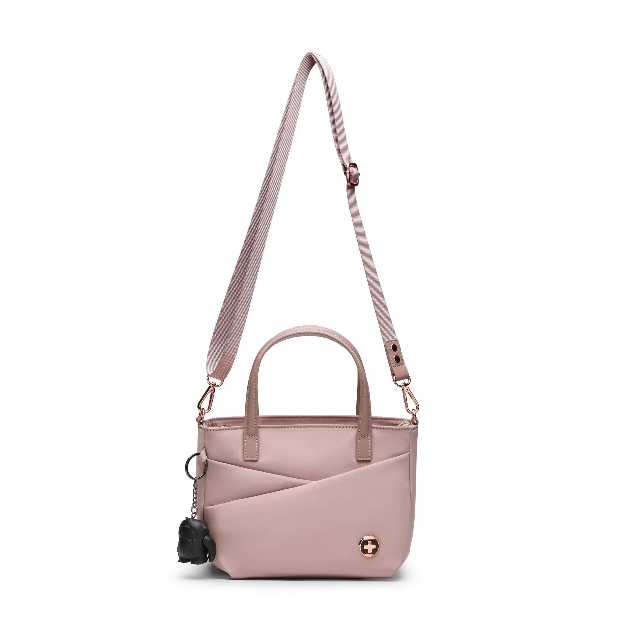 Front. Swissdigital Design - Swissdigital SD7518-82 Katy Rose NG Lotus Mini Tote Bag - Lotus.