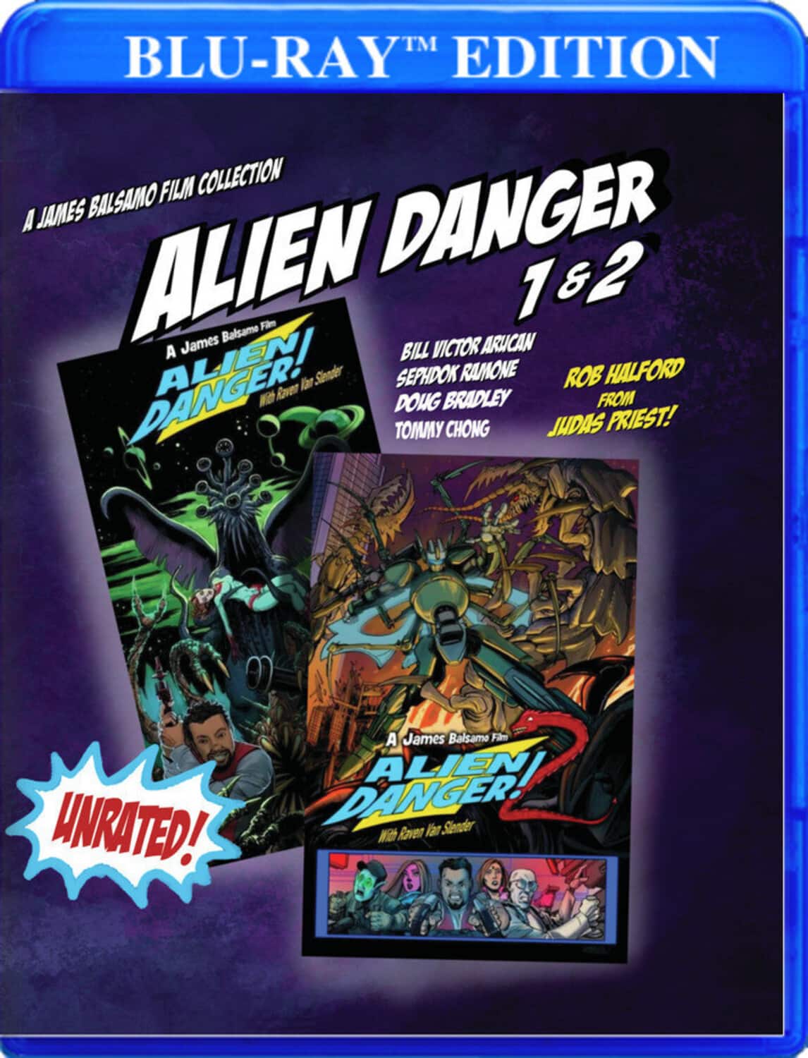 Alien Danger 1 And 2! Double Disc  - BLU-RAY