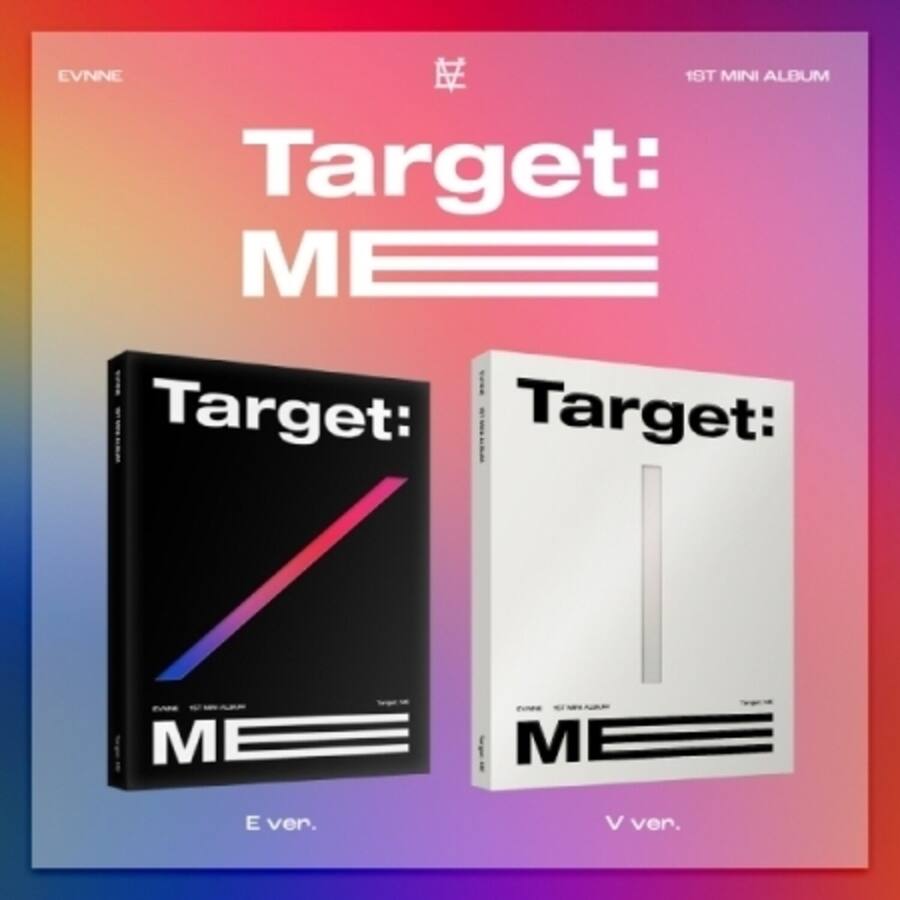 Target Cd EVNNE Target: Me Random Cover incl. 88pg Photobook, Postcard, ID Photo ...