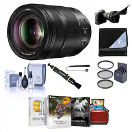 Bundle - Panasonic - LUMIX S 24-105mm f/4 O.I.S. Lens for L Mount w/Mac Software Kit