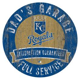 Fan Creations - Kansas City Royals 12" x 12" Dad's Garage Sign - Multicolor