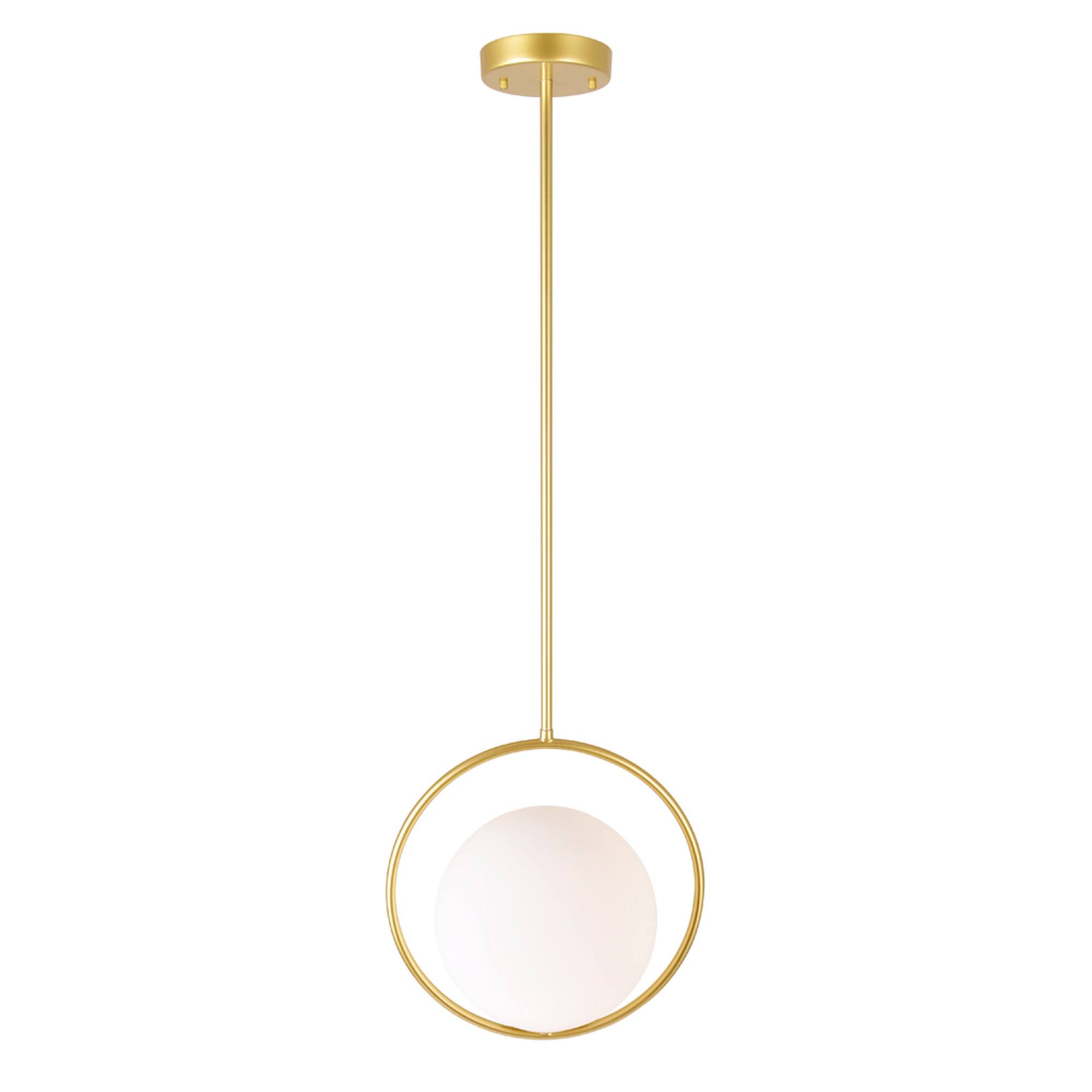Angle. CWI Lighting - Celeste 1 Light Mini Pendant With Medallion Gold Finish - Medallion Gold.