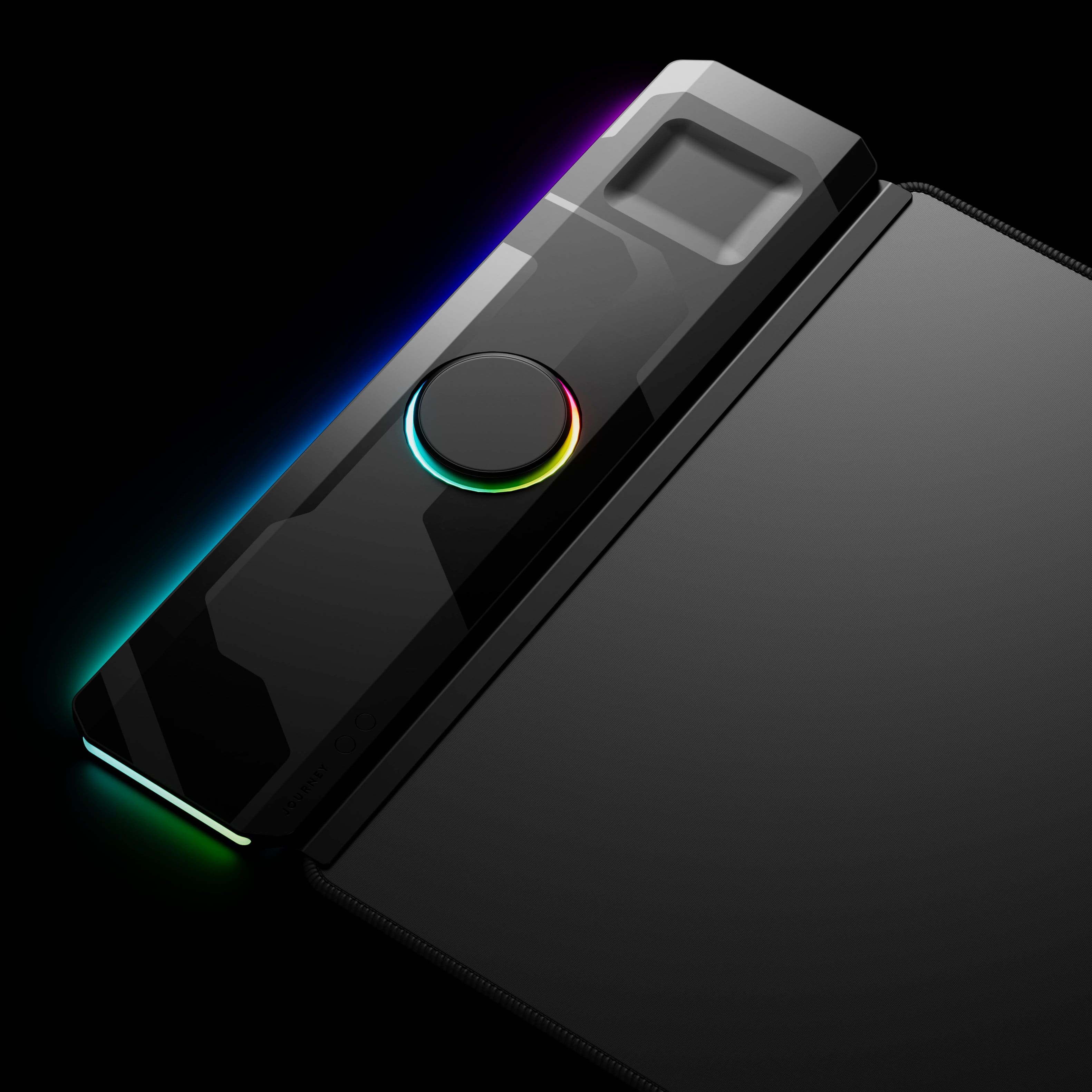 Alt View 12. JOURNEY - JOURNEY - ALTI PLAY PERFORMANCE DESK MAT WITH WIRELESS CHARGING QI2 - Midnight.