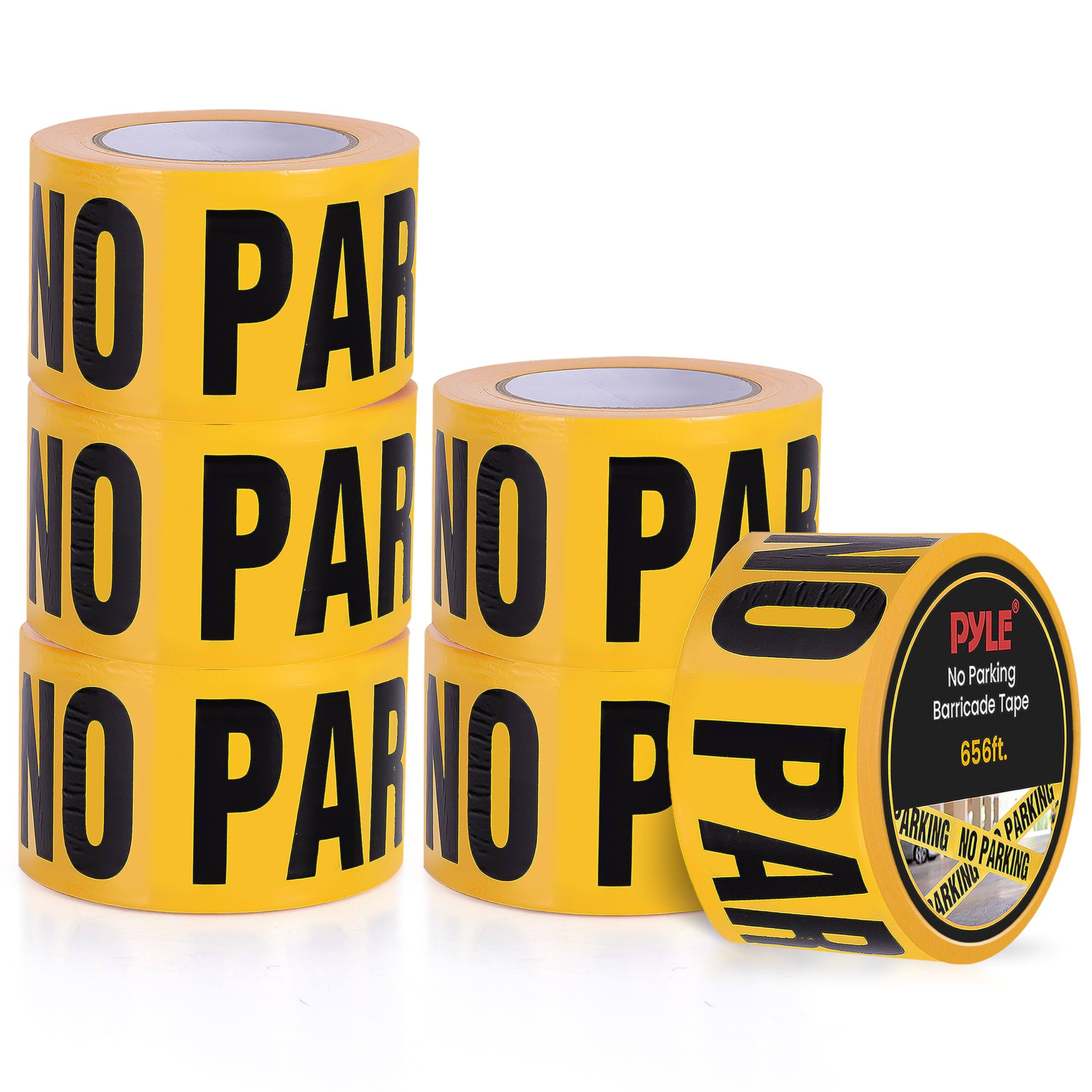 10 PAR 10 PAR 10 P PYLE' No Parking Barricade Tape 656ft. 10 PAR 10 P PA ARKING NO PARKING PARKING