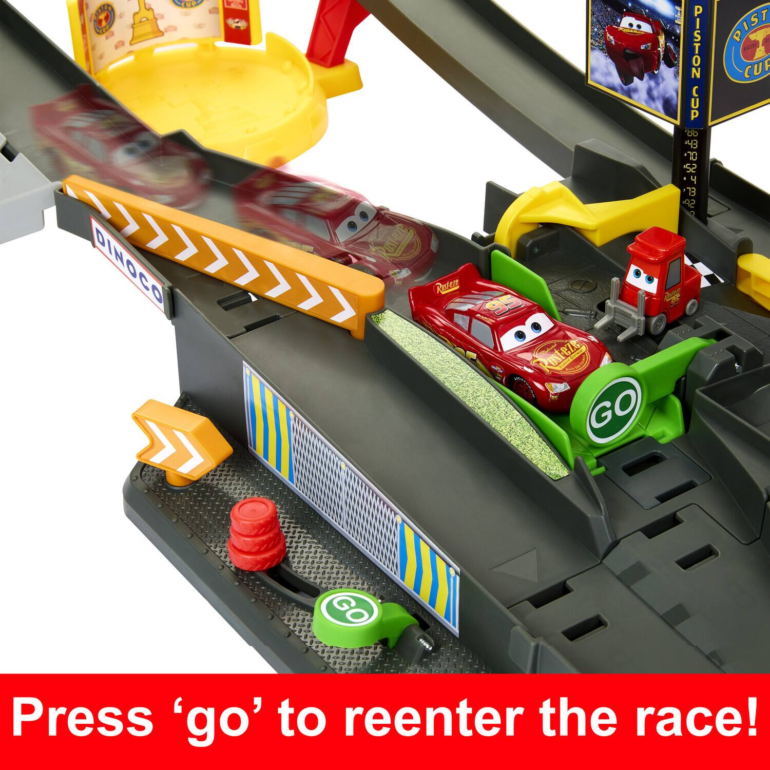 Press 'go' to reenter the race!