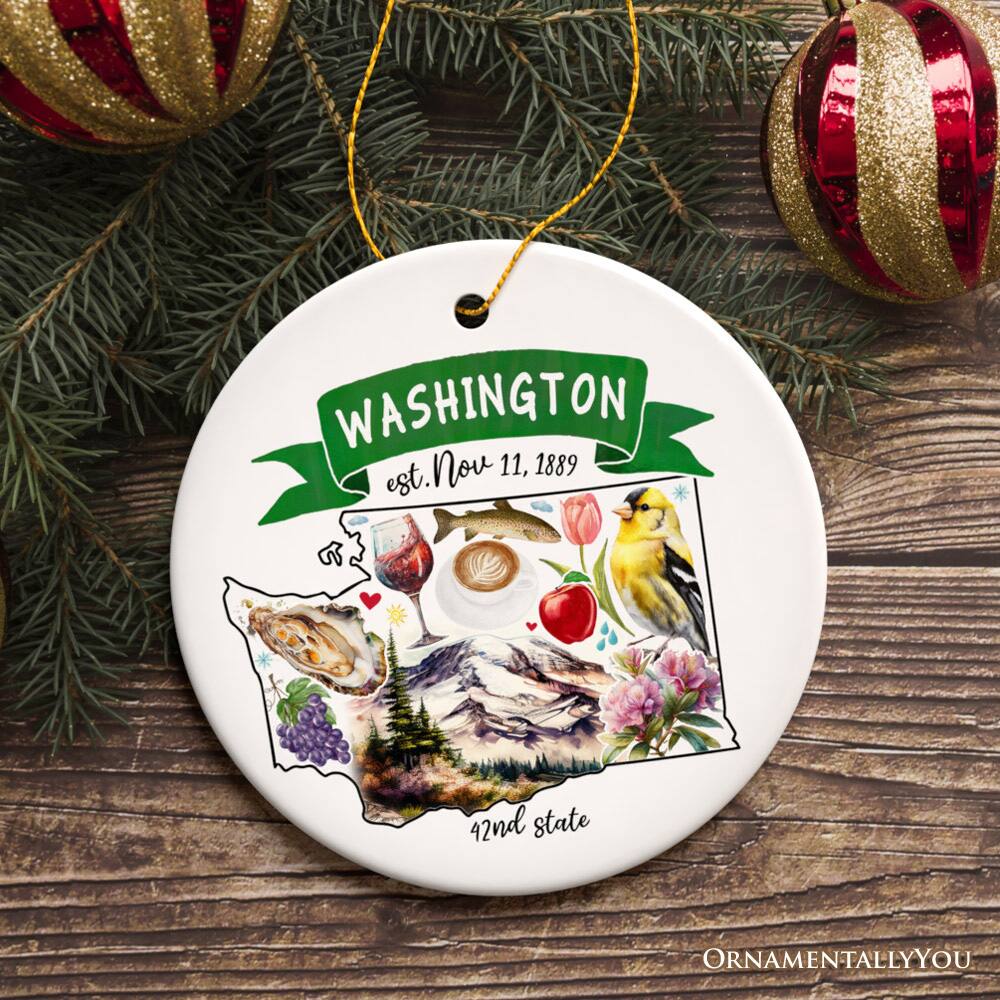 WASHINGTON  
est. Nov 11, 1889  
42nd state  
ORNAMENTALLY YOU