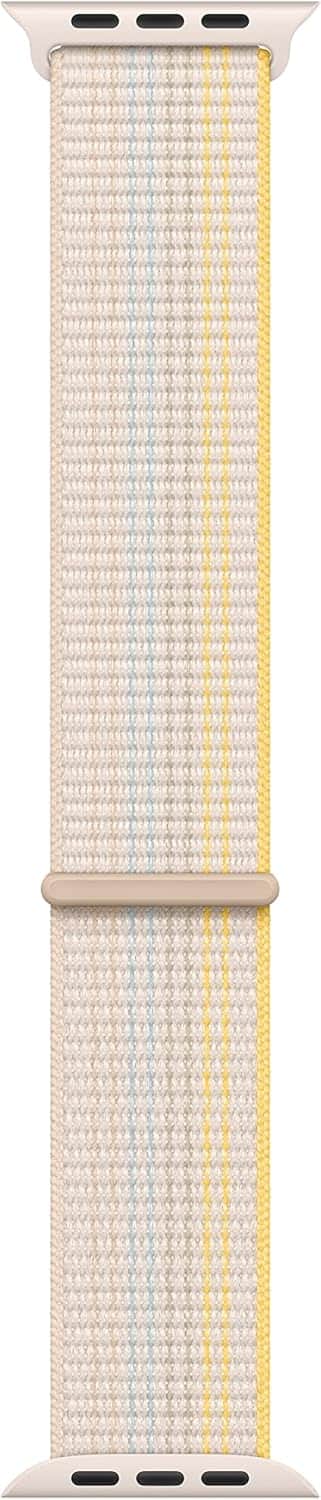 Apple - Watch Band - Sport Loop (41mm) - Starlight - Regular - Off-White
