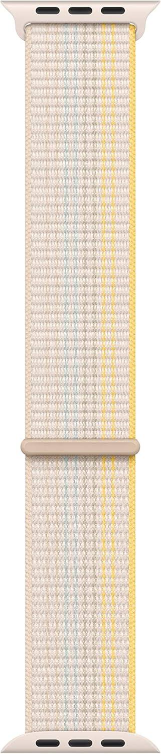 Apple - Watch Band - Sport Loop (41mm) - Starlight - Regular - Off-White