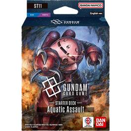 Bandai - Gundam Card Game Starter Deck - Aquatic Assault (ST11) - 50 Cards
