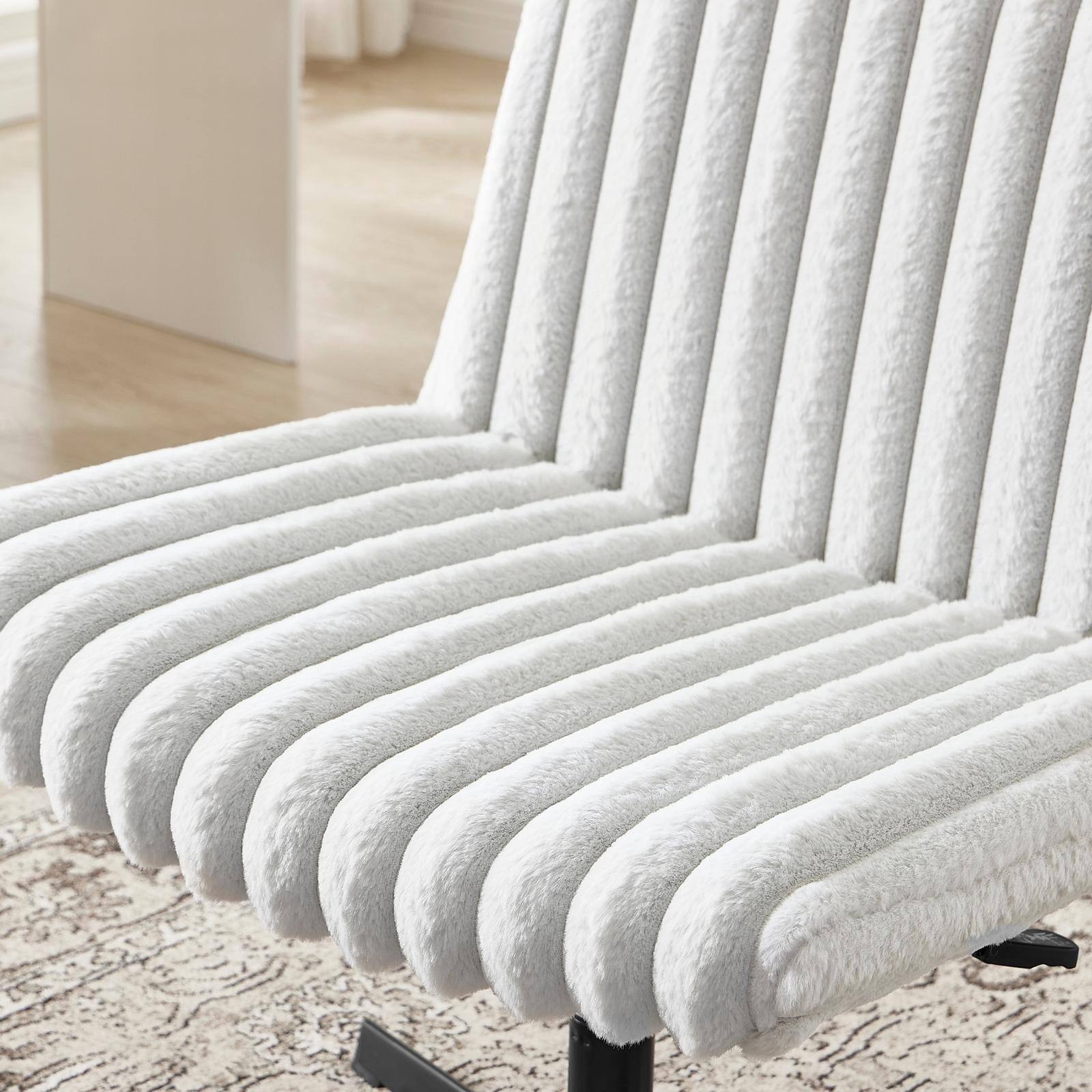 Alt View 5. Spaco - Spaco Adjustable Swivel Criss Cross Chair, Wide Seat Office Chair Vanity Chair, for Home Office - Gray.