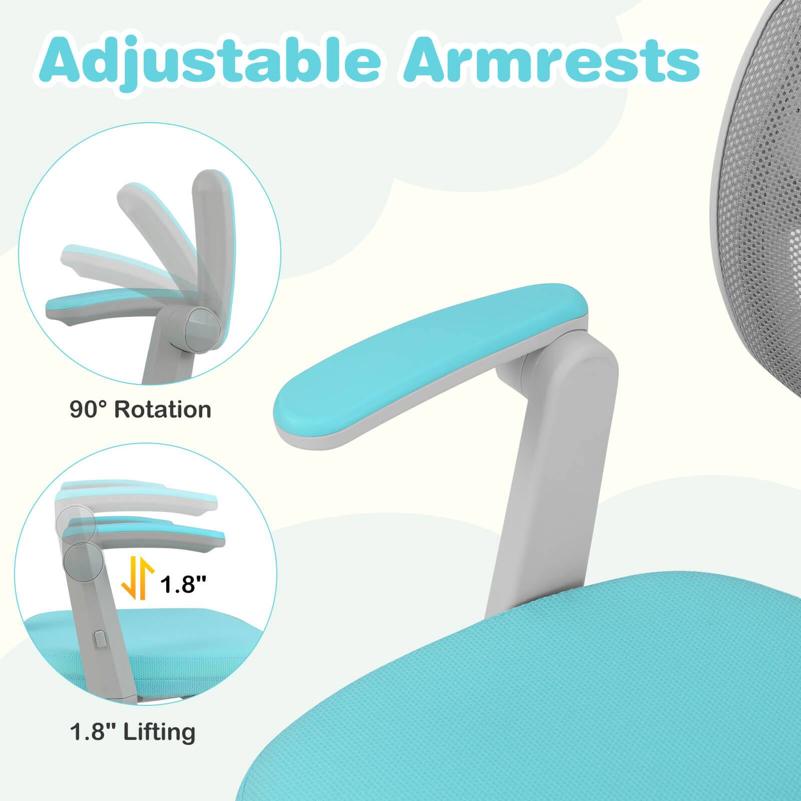 Adjustable Armrests

90° Rotation

1.8" Lifting