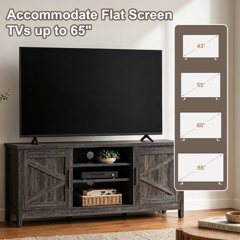 Accommodate Flat Screen TVs up to 65"

43"
55"
60"
65"

LIVE BEAUTIFUL
