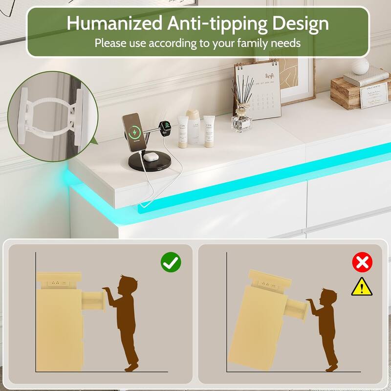 Humanized Anti-tipping Design  
Please use according to your family needs