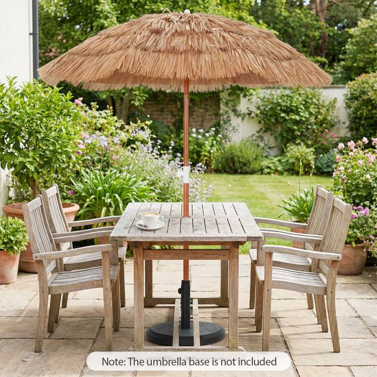 Note: The umbrella base is not included