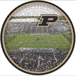 WinCraft - Purdue Boilermakers Round 500-Piece Puzzle - Multicolor