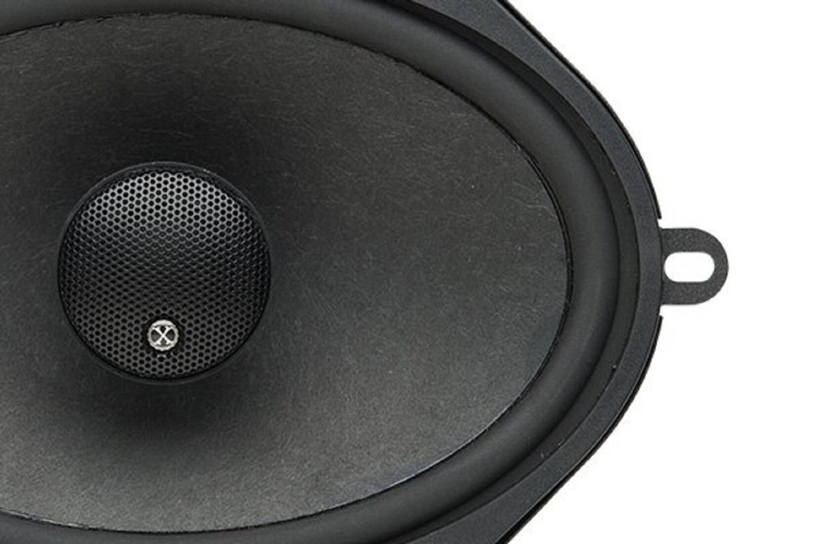 Alt View 12. Powerbass - 2XL Series 6x8in. 2-Way XTREME Coaxial Speaker with Hybrid 4 Layer Paper or Wool Blend Woofer Cone - black.
