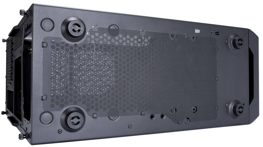 Alt View 11. Fractal Design - Focus G ATX, microATX, Mini-ITX Black Chassis with Acrylic Window Mid Tower PC Case - Black.