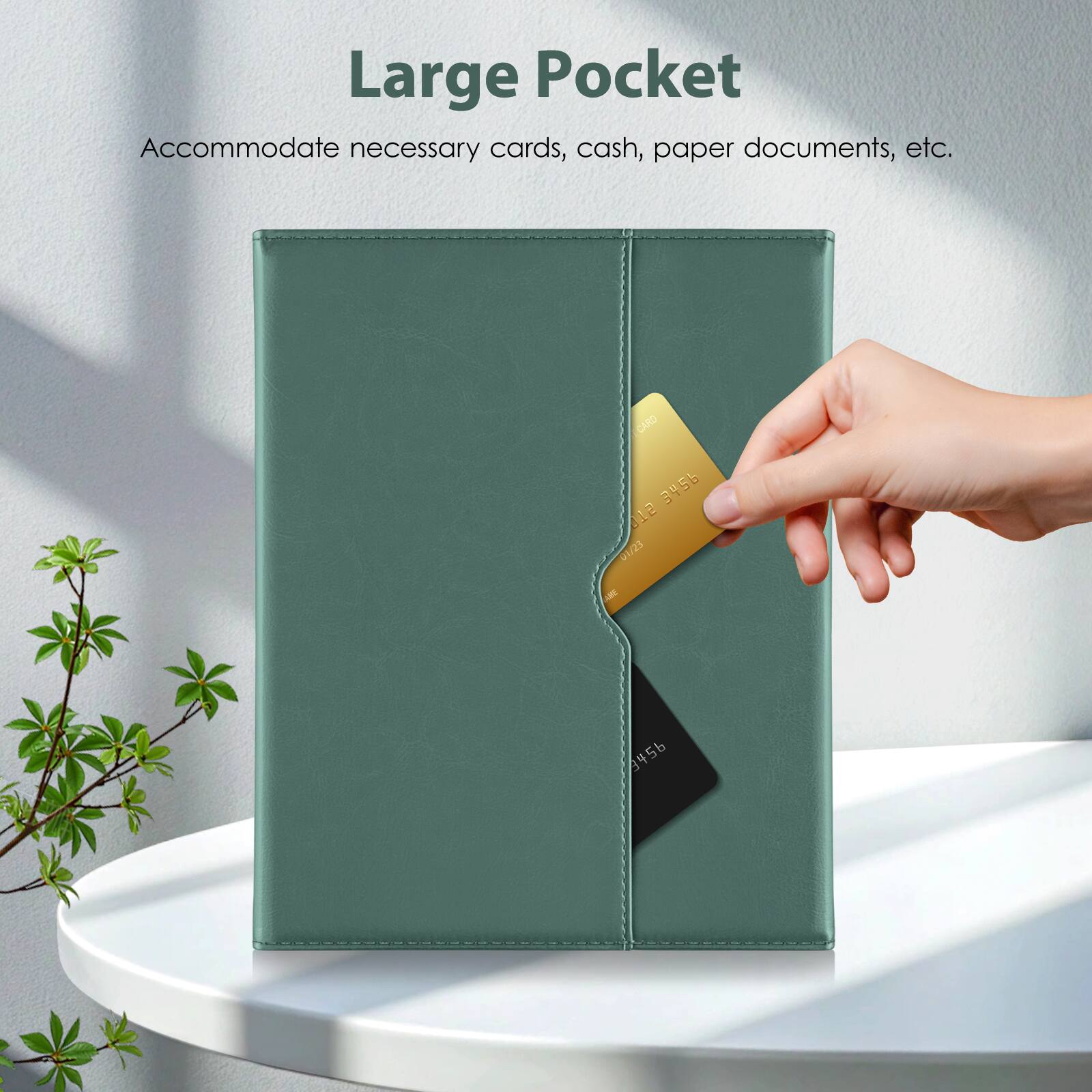 Large Pocket  
Accommodate necessary cards, cash, paper documents, etc.  
CARD 3Y5 1 01/23 - 3456