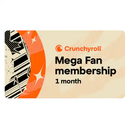 Crunchyroll Mega Fan membership 1 month