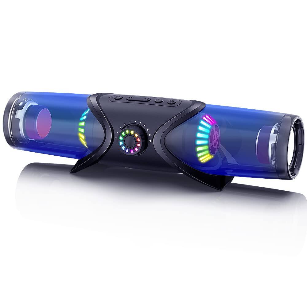 Cedar Assembly - Computer Speakers Soundbar For Desktop Monitor With Rgb Light Pc Subwoofer Usb Sound Bar Laptop 3 Headpho - Default