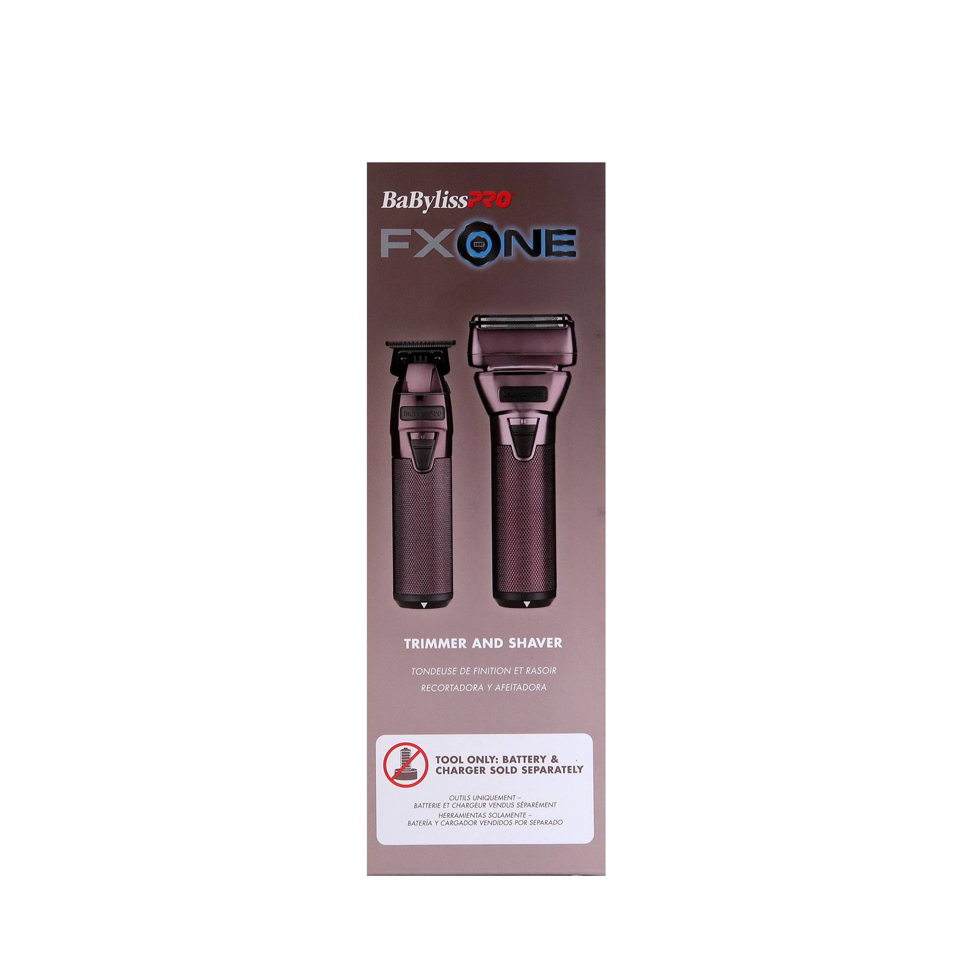 BaByliss FX ONE TRIMMER AND SHAVER TONDEUSE DE FINITION ET RASOIR RECORTADORA Y AFEITADORA TOOL ONLY: BATTERY & CHARGER SOLD SEPARATELY