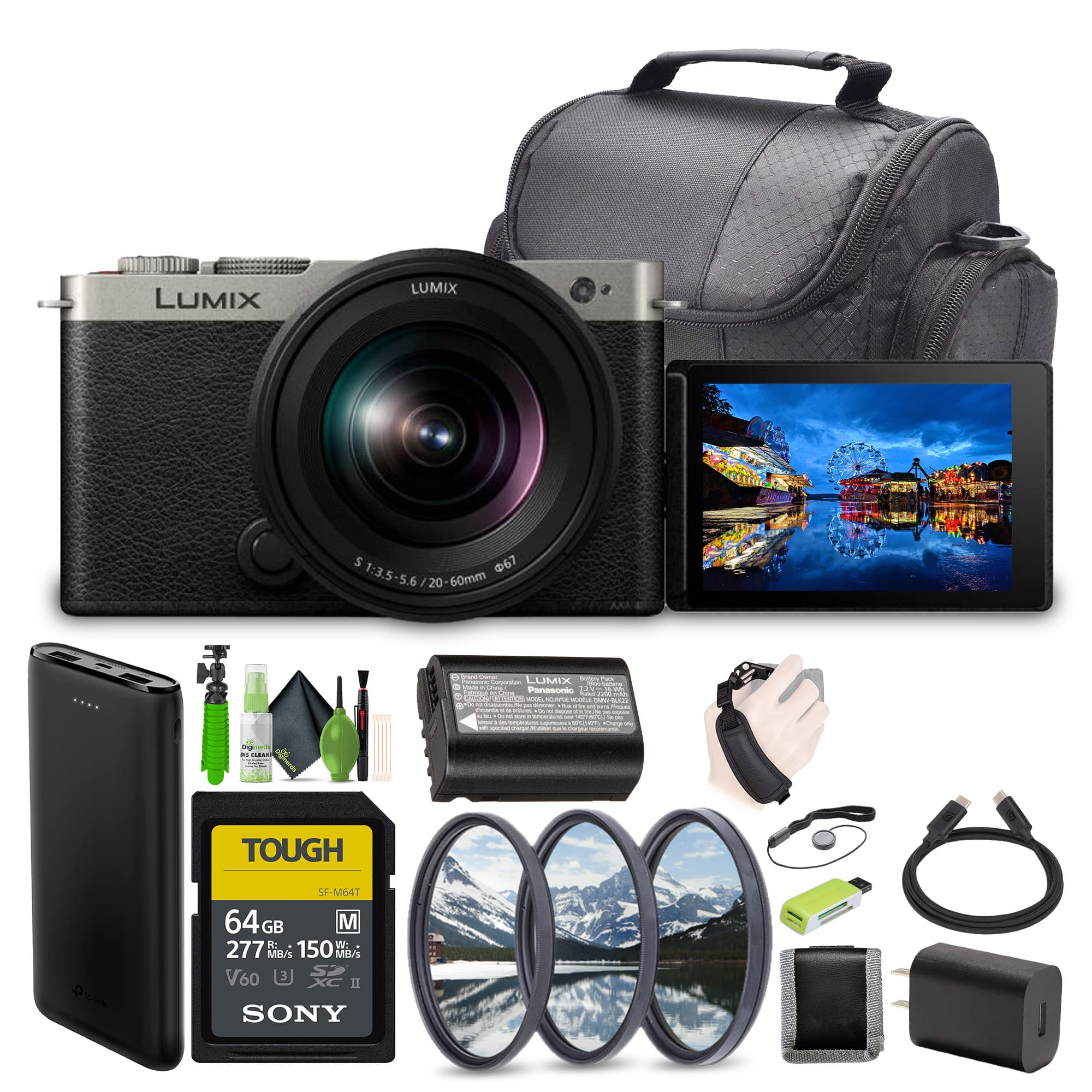 Panasonic LUMIX S9 Mirrorless Full Frame Camera with 20 60mm L