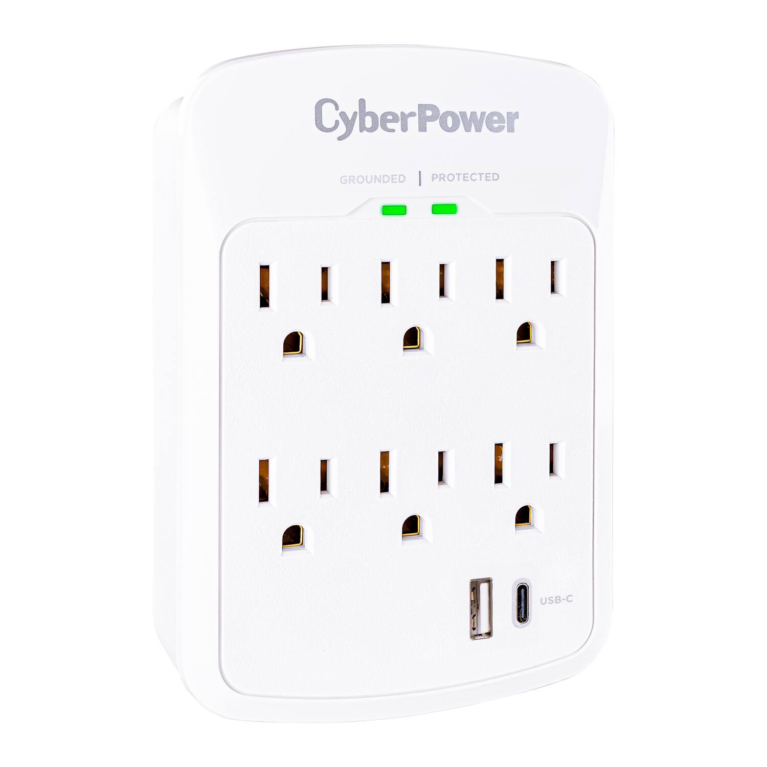 CyberPower  
GROUNDED | PROTECTED  
USB-C