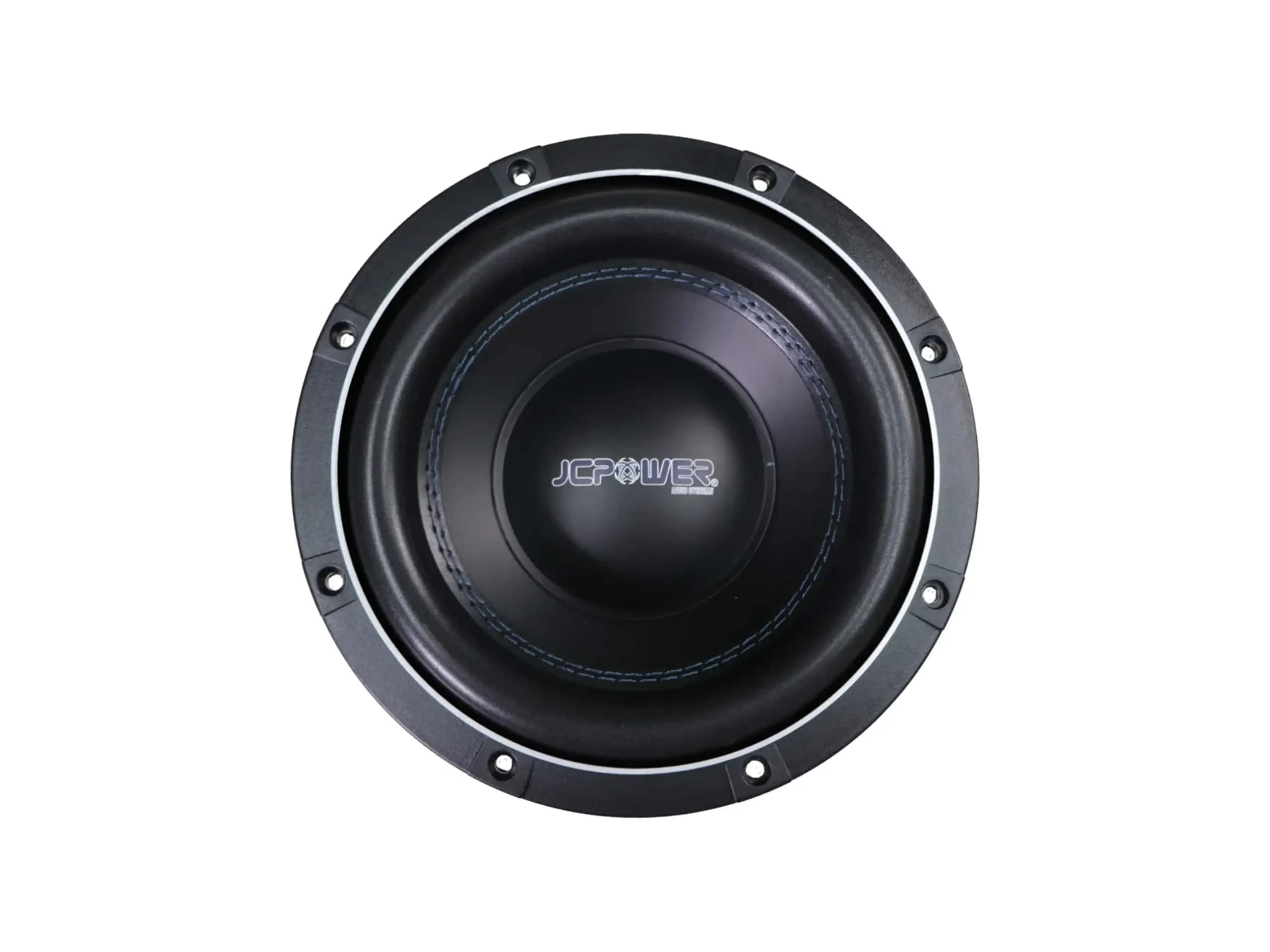 JCPower Audio Systems - RS-Series 8" 700 Watt Dual 4-ohm Subwoofer - Black