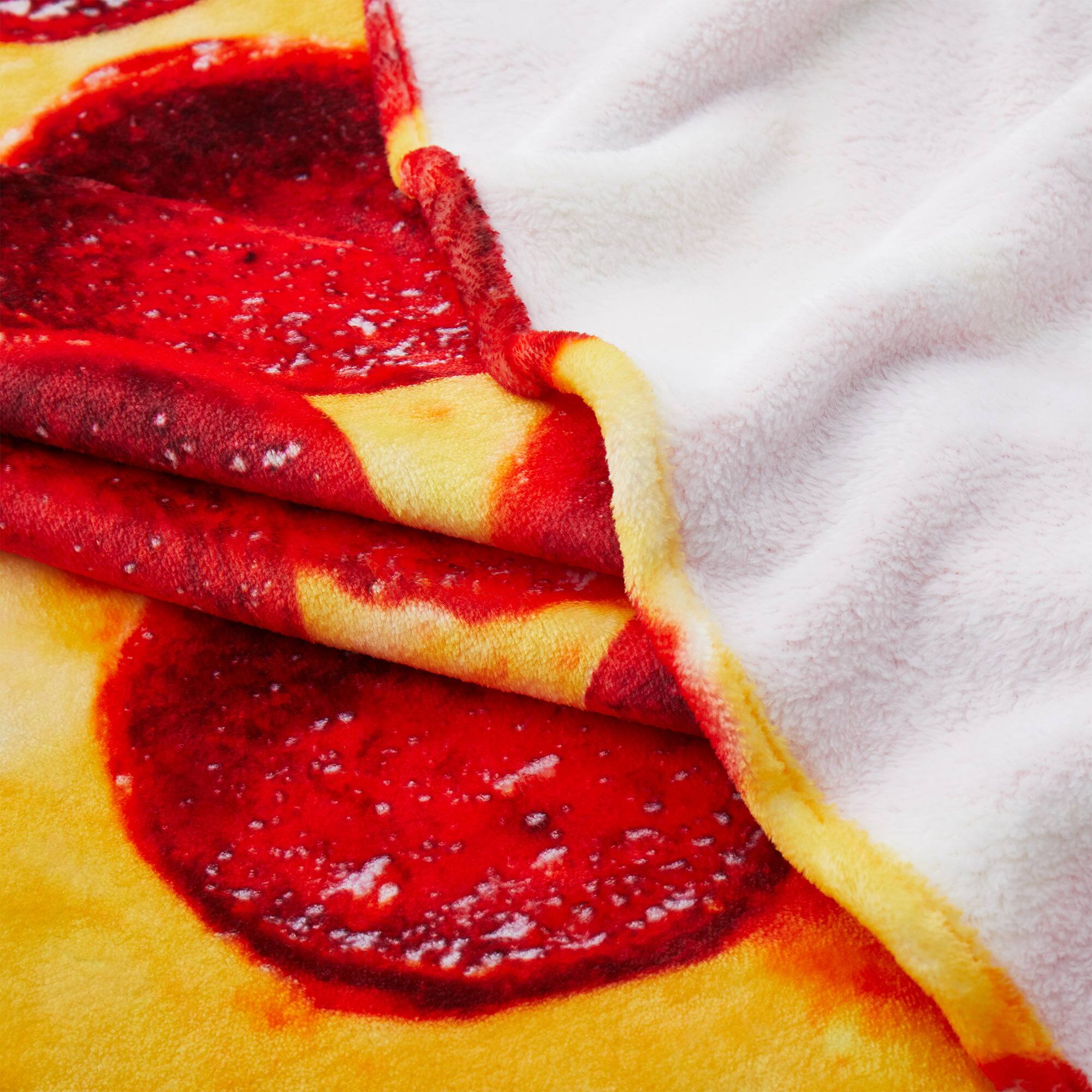 Back. Peace Nest - Peace Nest Kids' and Adult Halloween Food Throw Blanket, Pizza, 60" - Pizza.