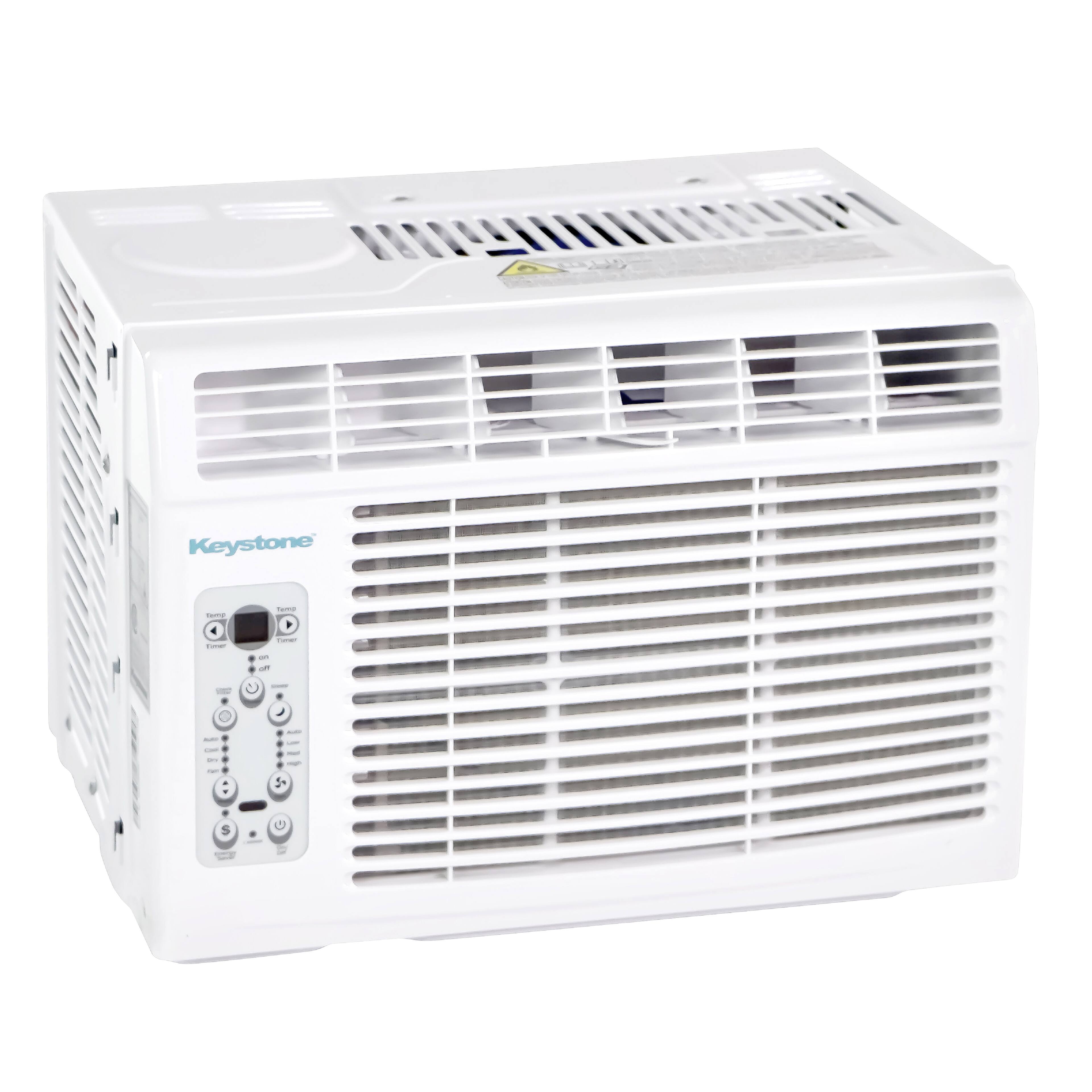 Alt View 6. Keystone - 250 Sq. Ft  6,000 BTU Window Air Conditioner - White.