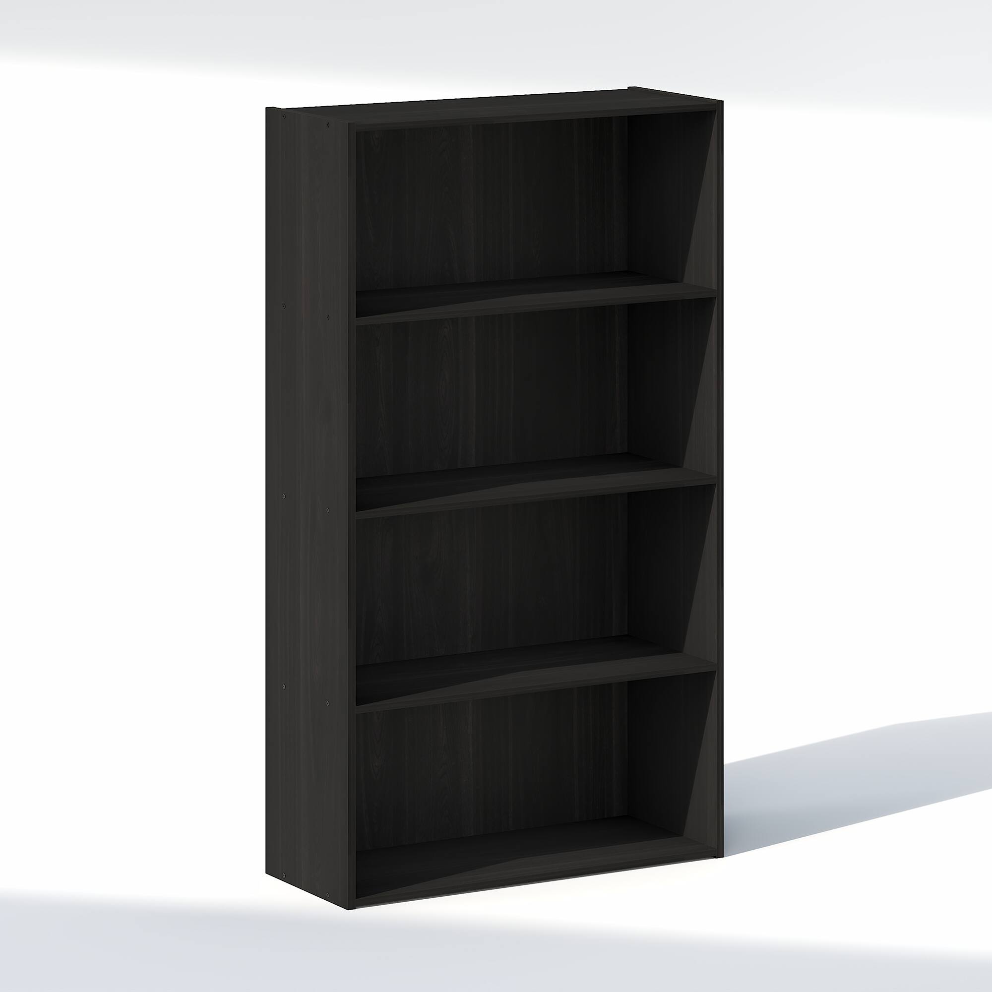 Alt View 4. Furinno - REED Closet Organizers and Storage, 4-Tier Closet Organizer, Closet Storage, for Wardrobe, Bedroom, Living Room - Espresso.