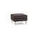 Front. Burrow - Mid Century Nomad Ottoman - Charcoal.