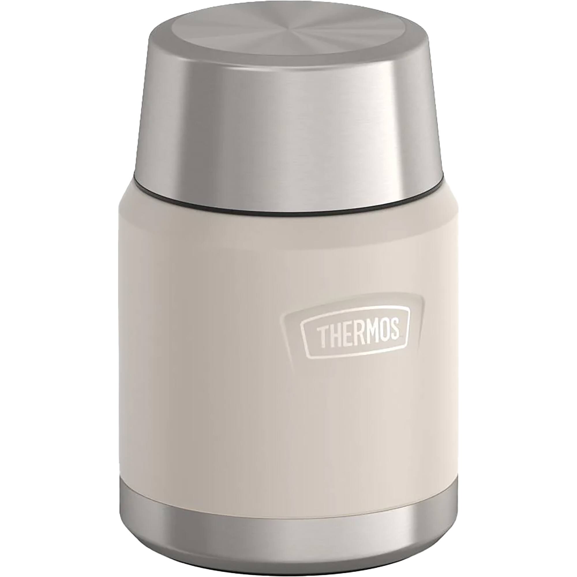 Alt View 1. Thermos - Thermos 16 oz. Icon Stainless Steel Food Jar w/ Spoon - Sandstone - Sandstone.